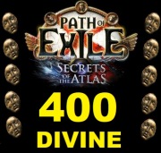 400 DIVINE ORB PATH OF EXILE POE SECRETS OF THE ATLAS MERCENARIES NOWA LIGA