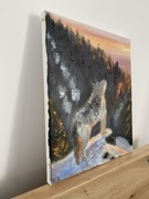 Obraz olejny „Wilk”