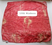 Szyfonowa apaszka 100% Wiskoza malinowy vintage