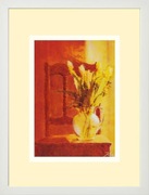 Akwarela. Martwa natura z kwiatami, 40x30 cm, cena 150zł.