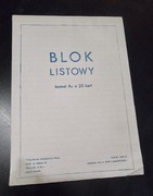 Blok listowy z rygą 1983r.- PRL