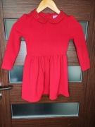 Prześliczna czerwona bordowa sukienka F&F 110 cekiny święta (17)