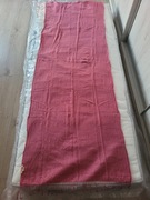 Łososiowa różowa chusta apaszka bandamka Akaru (kaszmir-jedwab)