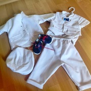 Komplet do chrztu, garniturek.