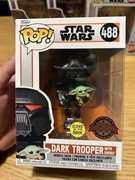 FUNKO POP - STAR WARS - DARK TROOPER WITH GROGU - 488 - SPECIAL EDITION