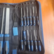Zestaw pilników i tarników do metalu/drewna – komplet w etui