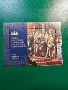 FI 5443 blok 391B kasowany. 1000 rocznica koronacji Bolesława Chrobrego