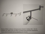 Lampa sufitowa Ikea Tidig 5x35W, GU10 LED, chrom