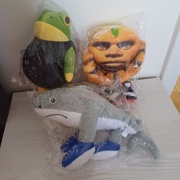 3x maskotka Italian Brainrot Boneca, Udindin, Tralalero nowe