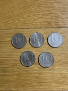 3 x 10zł - 1987 i 2 x 10zł - 1988