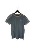 Koszulka Adidas originals niebieska z logiem paskami s