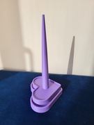 Heart Yarn Spinner, obrotowy stojak na włóczkę w kształcie serca- fioletowy