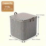 Organizer torba do przechowywania na ubrania, pościel, zabawki 110L 