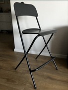 Taboret składany z oparciem FRANKLIN