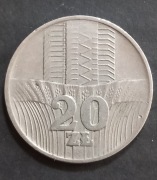 20 zł z 1974r WIEŻOWIEC I KŁOSY bez mennicy 