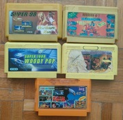 Pegasus gry 5szt famicom nes 100% ok retro gra dyskietka kart pegazus