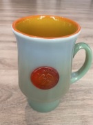 Kufel Horbowy Huta Barbara Sudety szkło kolorowe prl nie wazon