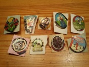 Wpinka Przypinka 9 szt PRL lata 70-te 80-te NIEUŻYWANE ! Zest. 2 PKP PTTK