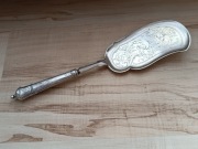ŁOPATKA DO CIASTA TORTU GRAWER MONOGRAM SREBRO 11 ŁUTÓW DANIA 1890r