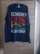 Granatowy t-shirt 3xl plus size 