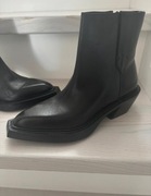 Zara skórzane buty botki kozaki kowbojki 36 skóra naturalna 100%