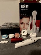 Braun FaceSpa Szczotka i depilator czerwony SE852