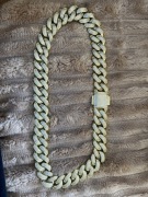 Łańcuch Diamond Cuban link 18mm złoto ICED STUFF