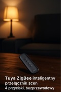 Tuya ZigBee inteligentny przełącznik scen – 4 przyciski, bezprzewodowy