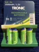 Nowe akumulatorki AA 2500mAh 4 szt