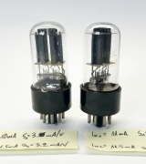 2 x 6H8C (6N8S / 6SN7) z 1983r, Reflector, NOS, pomierzone.Tall glass.<1>