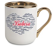 Złoty kubek „Babcia” – idealny prezent na Dzień Babci / urodziny / imieniny