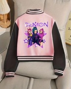 Dziewczęca bluza  Zatrzaski Kpop Demon Hunters Huntrix Rozmiar 11-12 lat