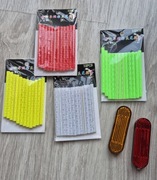 Rurki odblaskowe na szprychy na rower 48 szt. + 2 światełka samoprzylepne