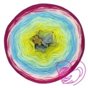 Motki Ombre Bawełna Akryl 4 Nitki 1000 m Magiczne Sploty