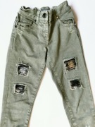 MISS GRANT spodnie z przetarciami r. 116-122