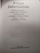 Księga Jadwizanska Sympozjum naukowe 1995