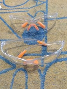 Okulary ochronne 2 szt 