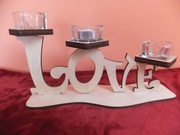 Świecznik „light of love” światło miłości”