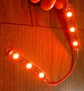 Moduł LED czerwony 0,72W 12V IP65 trzy diody przykręcany