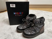 Moon boot low premium buty sniegowce 31 srebrne modne okazja