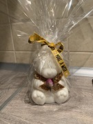 Świeca  sojowa handmade miś