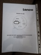INSTRUKCJA OBSŁUGI DISCMAN LENCO CD-300
