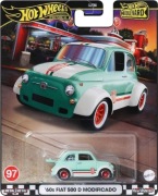 Hot Wheels Premium '60s FIAT 500 D MODIFICADO Boulevard Nowy !!!