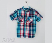 Koszula w kratę next 3-4lata 98-104cm 100% bawełna dinozaur A042