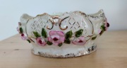 Dekoracyjna miseczka porcelanowa ceramika PRL róże 