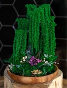 Luksusowa dekoracja z prawdziwej stabilizowanej rośliny