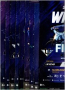 Komplet/9 szt/ programów ligowych z Leszna 2025 r/czyste/