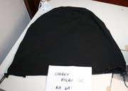 czarny duży Pokrowiec na kask narciarski Uniwersalny XXL bawełna 