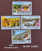 Znaczki fauna:84: owady- Rumunia 1987r **