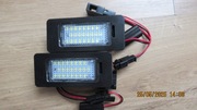 LAMPKI LED OŚWIETLENIA TABLICY REJESTRACYJNEJ SKODA NOWE